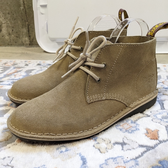 DR MARTENS Blythe Womens Suede Leather 2-Eyelet Low Desert Boots - Picture 2 of 12